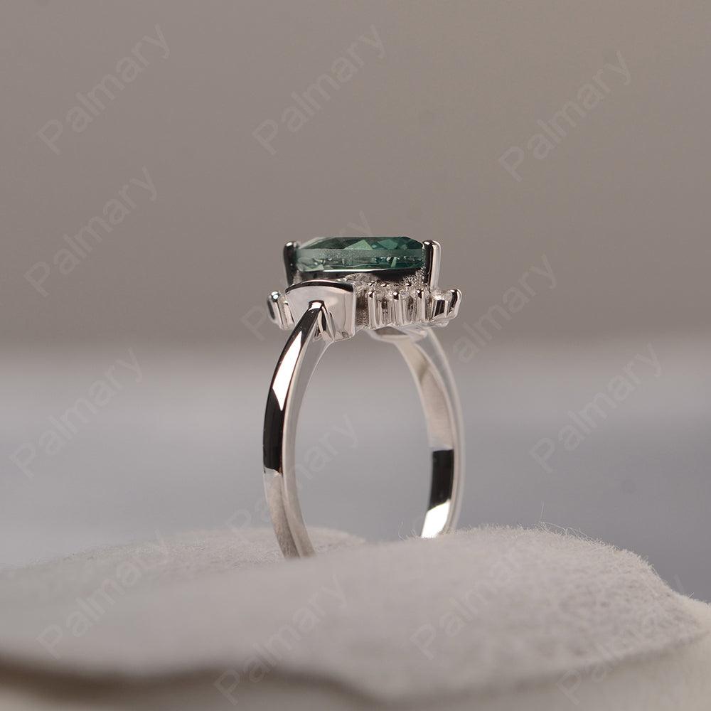 Marquise Cut Vintage Green Sapphire Rings - Palmary