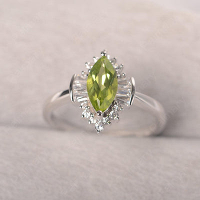 Marquise Cut Vintage Peridot Rings - Palmary