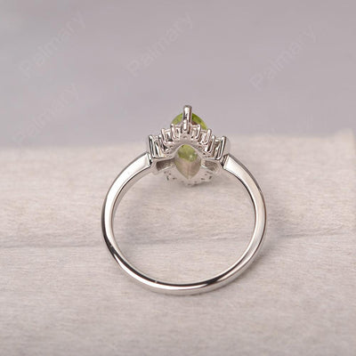 Marquise Cut Vintage Peridot Rings - Palmary