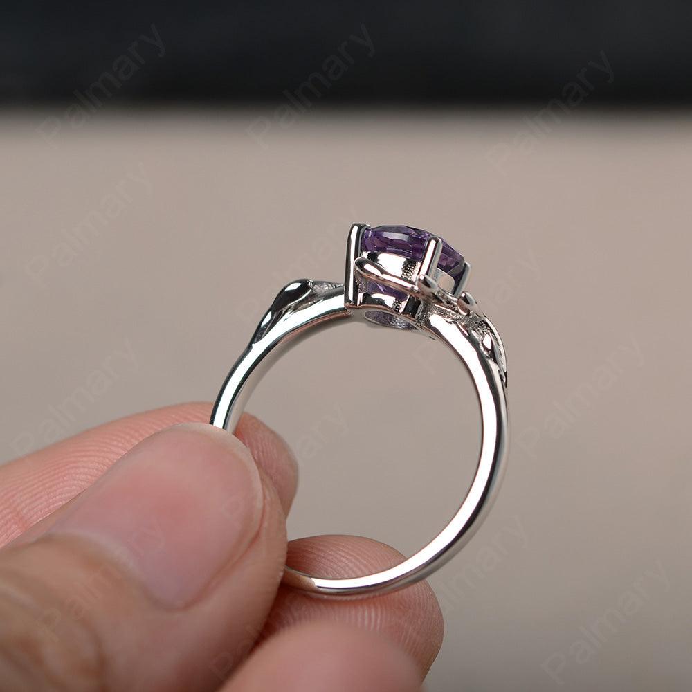 Twig Amethyst Ring Sterling Silver - Palmary