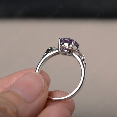 Twig Amethyst Ring Sterling Silver - Palmary