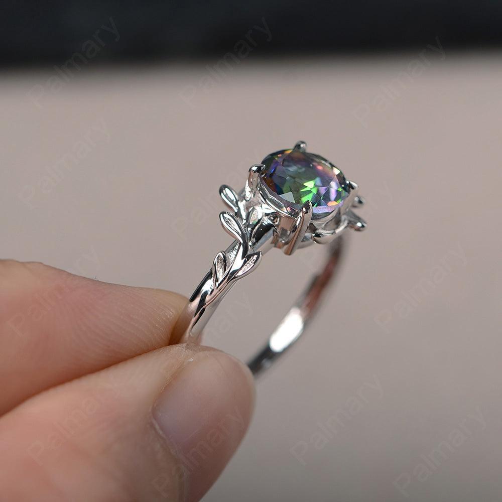 Twig Mystic Topaz Ring Sterling Silver - Palmary